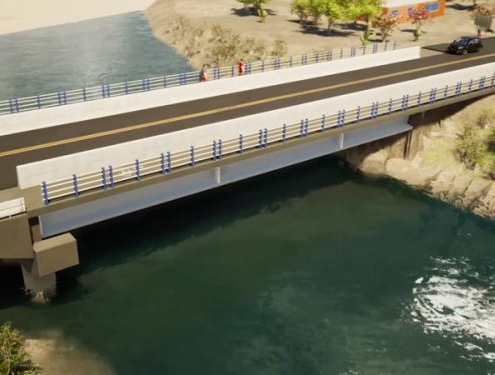 Construcción nuevo puente Lurín