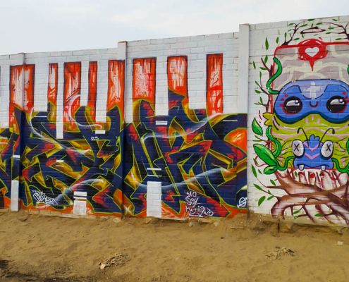 Graffiti en La Estancia