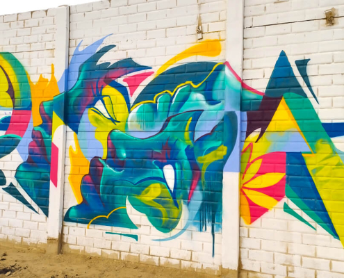 Graffiti en La Estancia